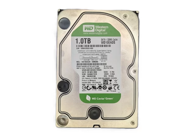 WD Green 1 TB HDD 3,5"